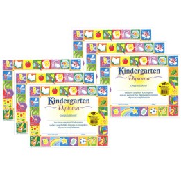 TREND Classic Kindergarten Diploma, 30 Per Pack, 6 Packs