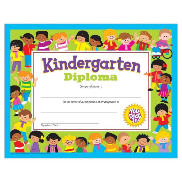 TREND Kindergarten Diploma , 30 ct