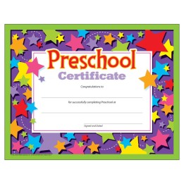 TREND Preschool Certificate , 30 ct