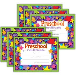 TREND Preschool Certificate, 30 Per Pack, 6 Packs