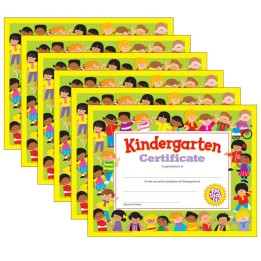 TREND Kindergarten Certificate, 30 Per Pack, 6 Packs