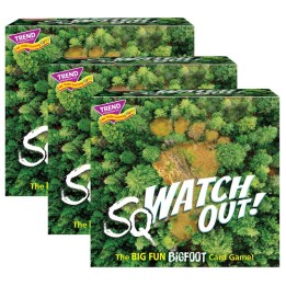 TREND sqWATCH OUT!™ Three Corner™ Card Game, Pack of 3