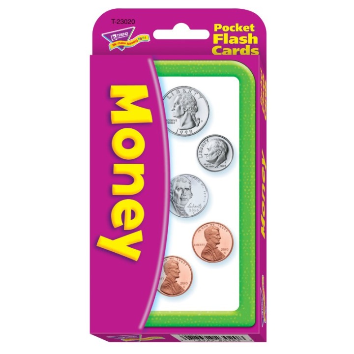 TREND Money Pocket Flash Cards