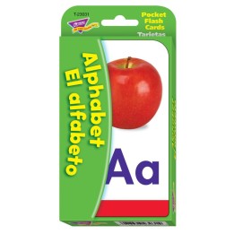 TREND Alphabet/El Alfabeto (EN/SP) Pocket Flash Cards