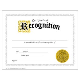 TREND Certificate of Recognition Classic Certificates, 30 ct