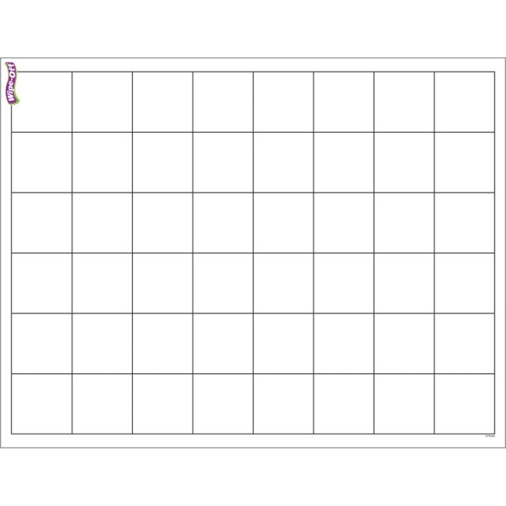 TREND Graphing Grid (Large Squares) Wipe-Off® Chart, 17" x 22"