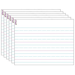 TREND Handwriting Paper Wipe-Off® Chart, 17" x 22", Pack of 6