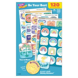 TREND Be Your Best Mixed Stickers Variety Pack, Pack of 120