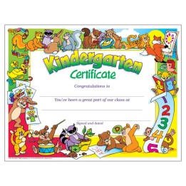 TREND Kindergarten Certificate , 30 ct
