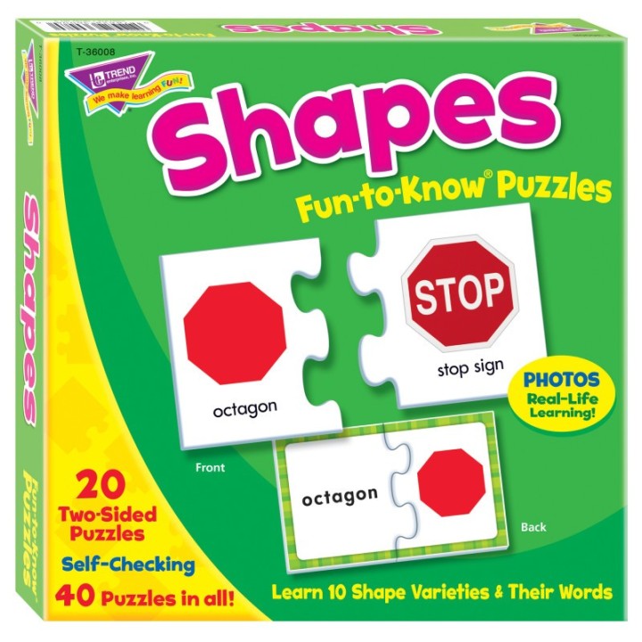 TREND Shapes Fun-to-Know® Puzzles