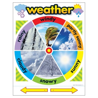TREND Weather Learning Chart, 17" x 22"