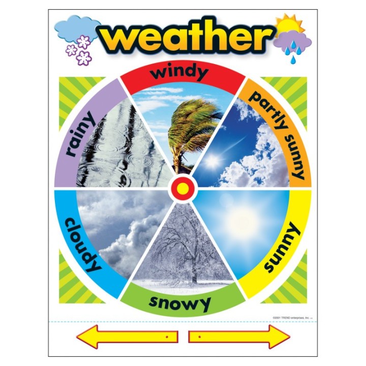 TREND Weather Learning Chart, 17" x 22"