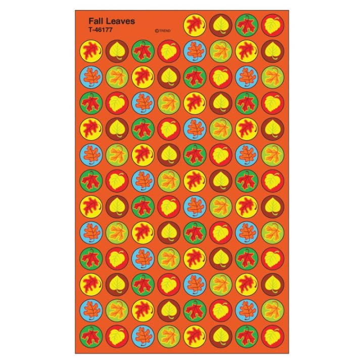 TREND Fall Leaves superSpots® Stickers, 800 ct