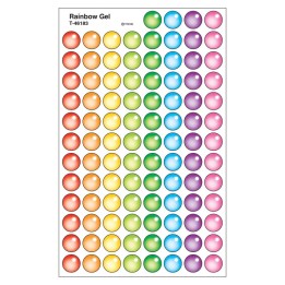 TREND Rainbow Gel superSpots® Stickers, 800 ct