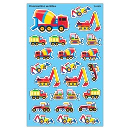 TREND Construction Vehicles superShapes Stickers-Large, 200 ct