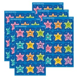 TREND Starry Smiles Sparkle Stickers®, 24 Per Pack, 6 Packs