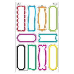 TREND Labels superShapes Stickers-Large, 80 ct