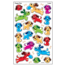 TREND Puppy Pals superShapes Stickers-Large, 160 ct