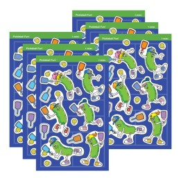 TREND Pickleball Fun! superShapes Stickers - Large, 104 Per Pack, 6 Packs