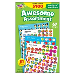 TREND Awesome Assortment superSpots®/superShapes Variety Pack - 5100 ct
