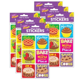 TREND Sweet Sayings Tear & Share Stickers®, 30 Per Pack, 6 Packs