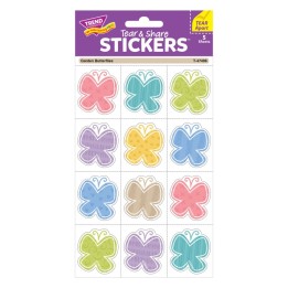 TREND Garden Butterflies Tear & Share Stickers®, 60 Count