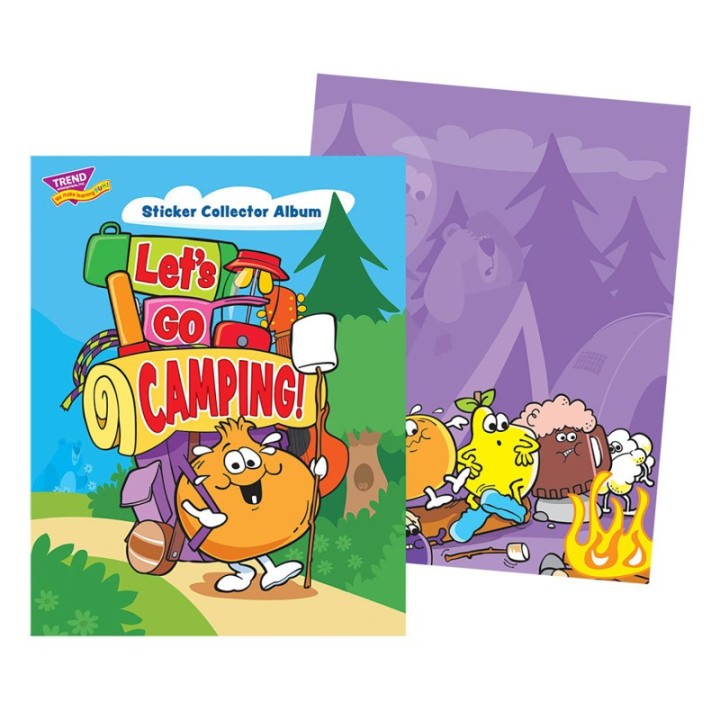 TREND Let's Go Camping Sticker Collector Album - Large