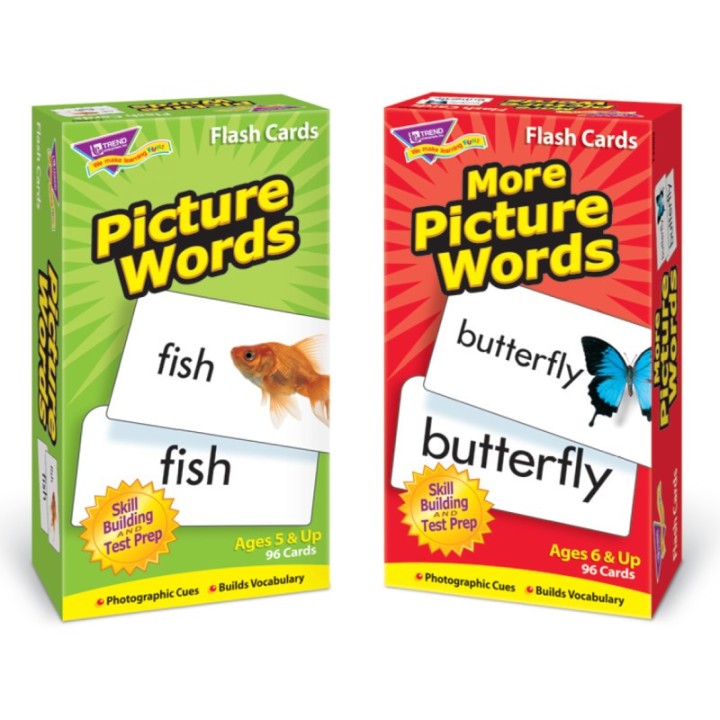 TREND Picture Words Skill Drill Flash Cards Assortment