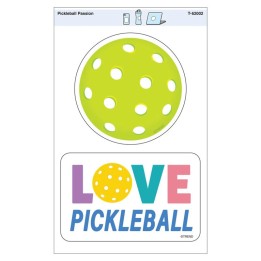TREND Pickleball Passion Vinyl Stickers, Pack of 2