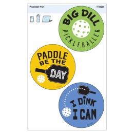 TREND Pickleball Pun Vinyl Stickers, Pack of 3