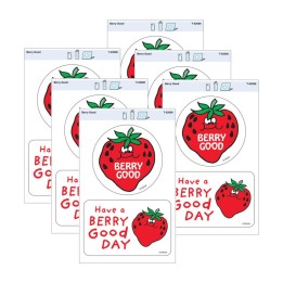 TREND Berry Good Vinyl Stickers, 2 Per Pack, 6 Packs