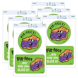 TREND Pie-fect! Vinyl Stickers, 2 Per Pack, 6 Packs