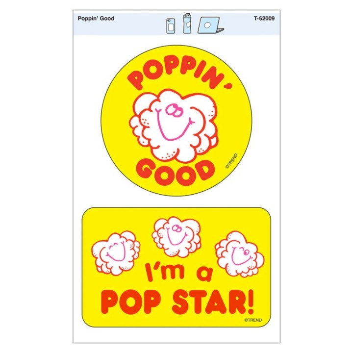 TREND Poppin' Good Vinyl Stickers, Pack of 2