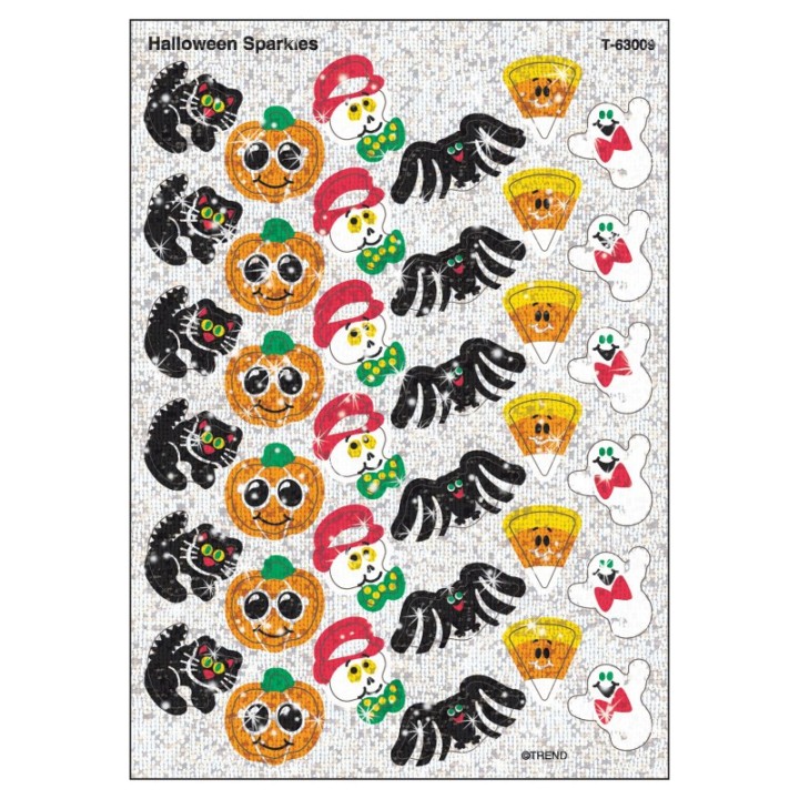 TREND Halloween Sparkles Sparkle Stickers®, 72 ct