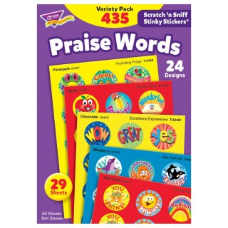 TREND Praise Words Stinky Stickers® Variety Pack, 435 ct