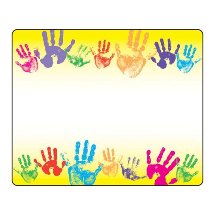 TREND Rainbow Handprints Terrific Labels™, 36 ct