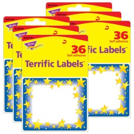 TREND Star Brights Terrific Labels™, 36 Per Pack, 6 Packs