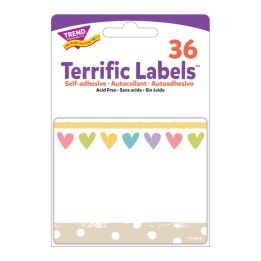 TREND Take Heart Terrific Labels™, 36 Count