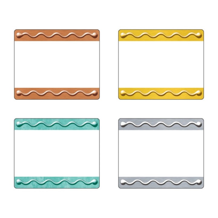 TREND I ♥ Metal Embossed Terrific Labels™ Variety Pack, 36 Count