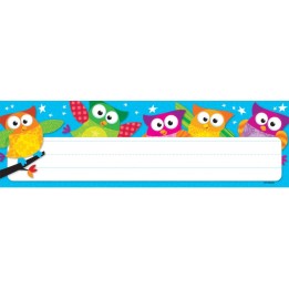 TREND Owl-Stars!® Desk Toppers® Name Plates, 36 ct
