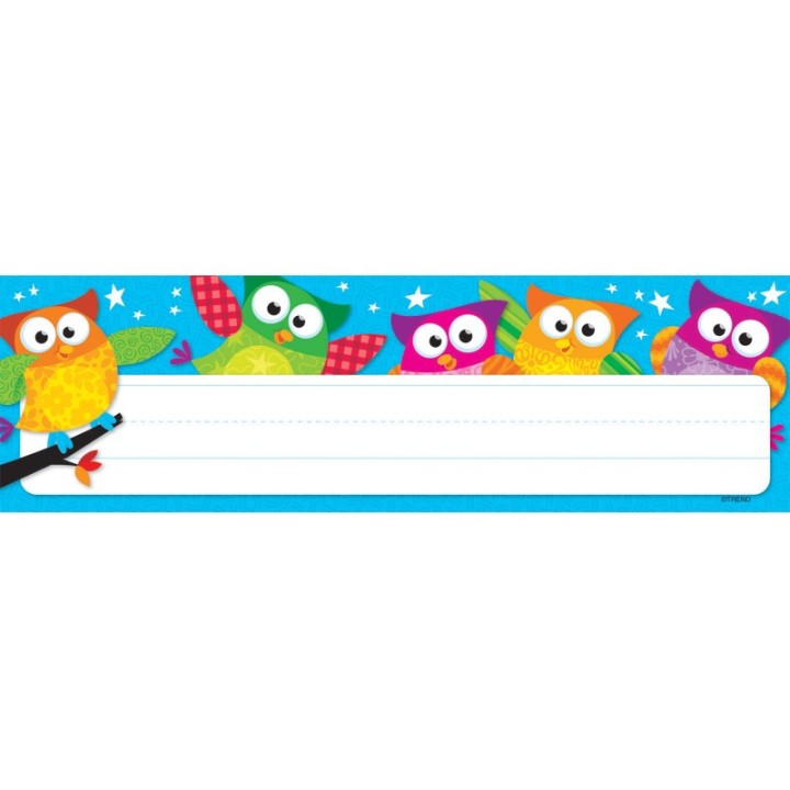 TREND Owl-Stars!® Desk Toppers® Name Plates, 36 ct