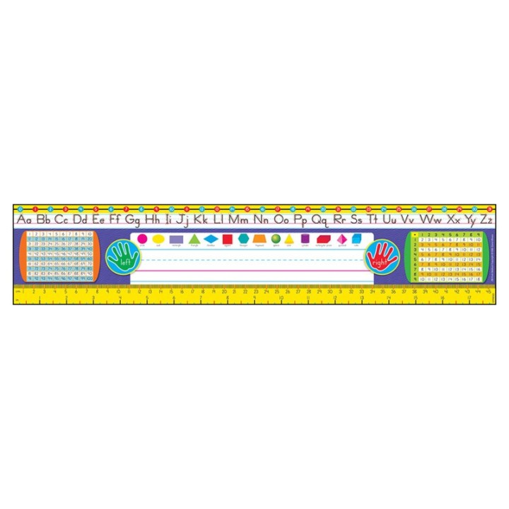 TREND Gr. 2-3 Zaner-Bloser Desk Toppers® Ref. Name Plates, 36 ct