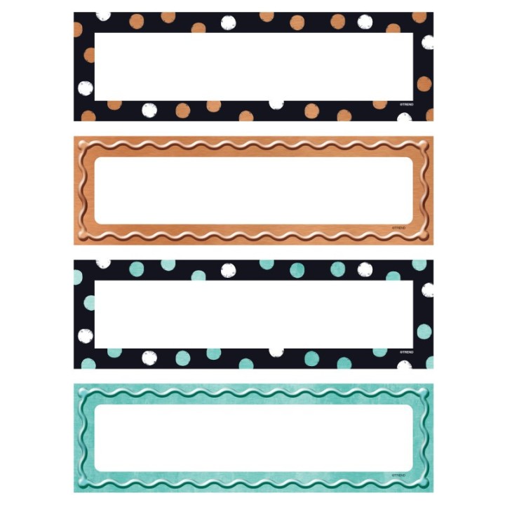 TREND I ♥ Metal Dots & Embossed Name Plates Variety Pack, 32 Count