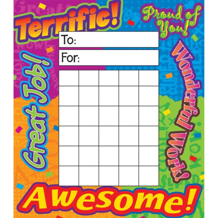 TREND Reward Words Incentive Pad, 36 sheets