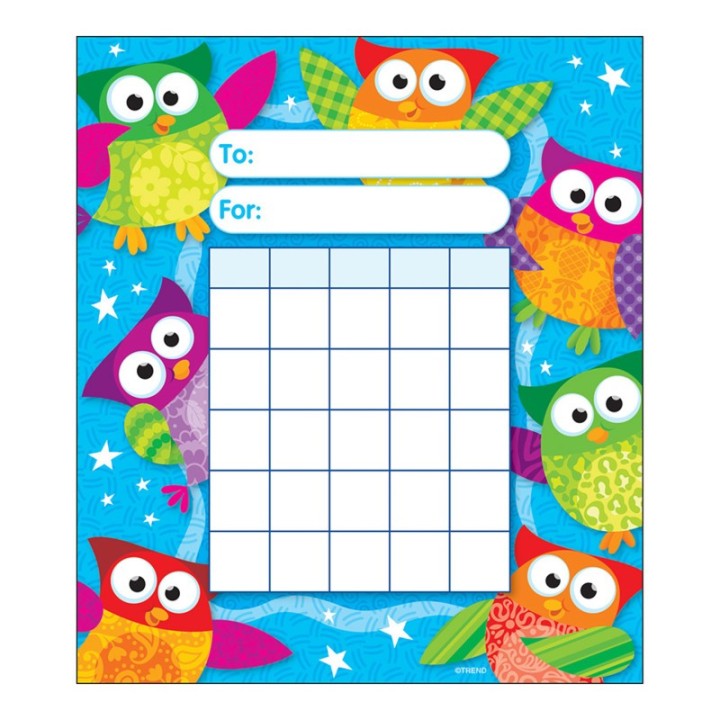 TREND Owl-Stars!® Incentive Pad, 36 sheets