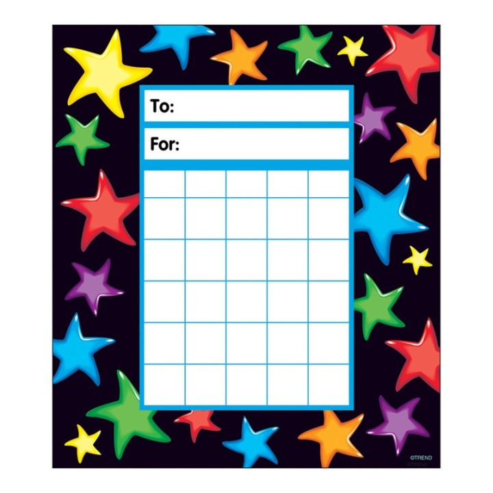 TREND Gel Stars Incentive Pad, 36 sheets