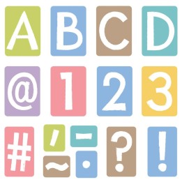 TREND Garden Path 4" Tiles Uppercase Ready Letters®, 150 Pieces