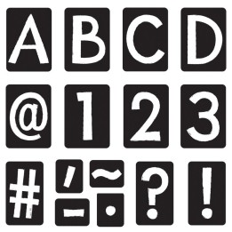 TREND Black 4" Tiles Uppercase Ready Letters®, 150 Pieces