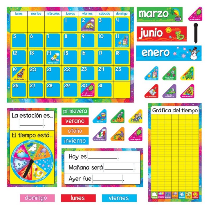 TREND Calendario Anual (SP) Bulletin Board Set