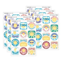 TREND SUN-sational, Lemonade Scent Scratch 'n Sniff Stinky Stickers®, 48 Per Pack, 6 Packs